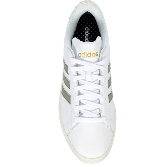 Adidas Grand Court 2.0 Cloudfoam Sage 3 Stripe Men's Casual Shoes Sneakers - Picture 5 of 7